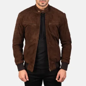 Suede Bomber Jacket - 04