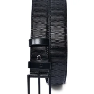 Black Leather Belt -12