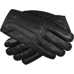Black Leather Glove - 08