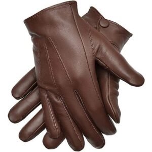 Dark Brown Leather Glove - 06