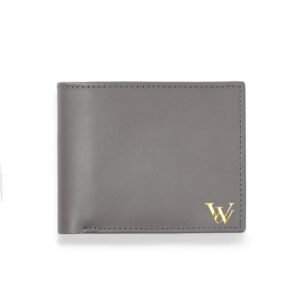 Grey Leather Wallet - 03
