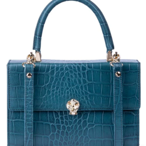 Tale Blue Leather Bag - 12