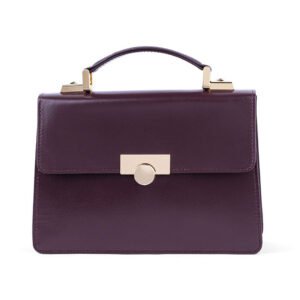 Maroon Leather Bag - 01