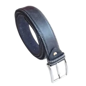 Black Leather Belt - 02
