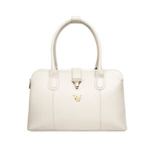 White Leather Bag - 03