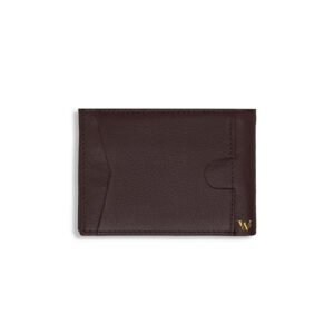 Dark Brown Leather Wallet - 09